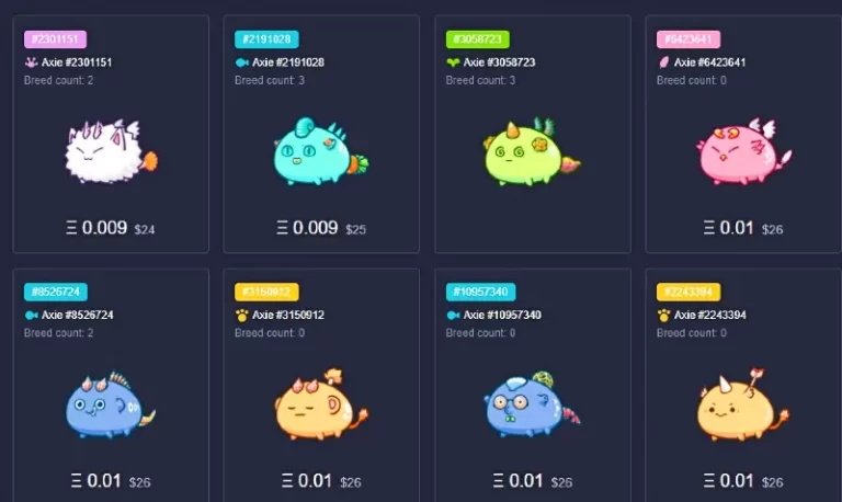 Axies for sale