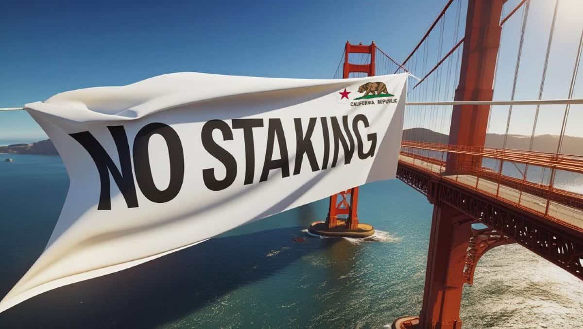 California No Crypto Staking
