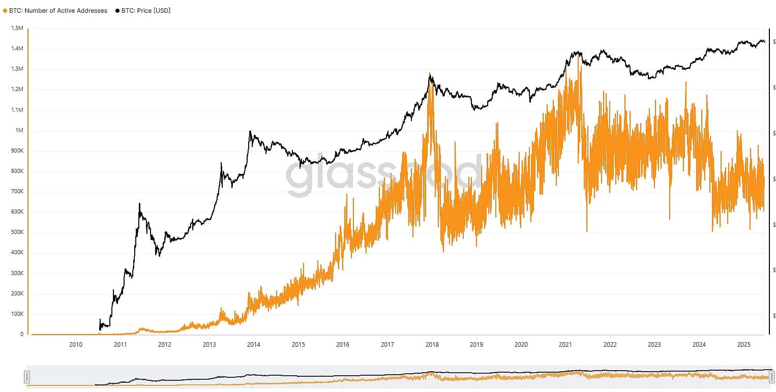Active Bitcoin Wallets