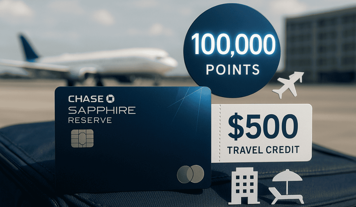 Chase Sapphire Reserve's New 100K Welcome Bonus Won't Last Long