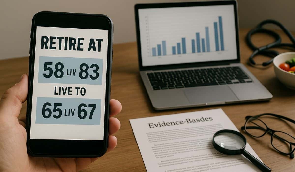 The Viral “Retire Early, Live Longer” Chart Is Wrong: Here’s What the Science Actually Says