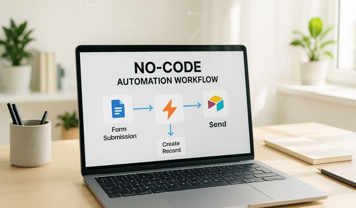 How to Build a Simple No-Code Workflow Using AI + Automation Tools