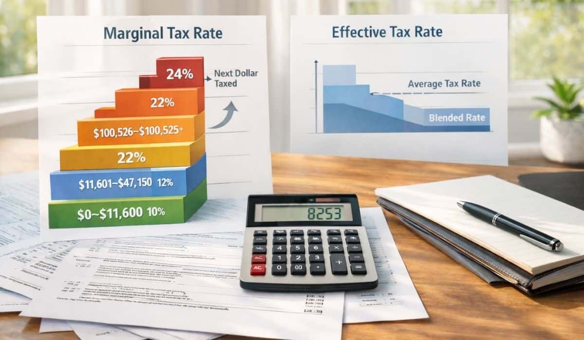 Marginal vs Effective Tax Rates: The Difference Most People Misunderstand