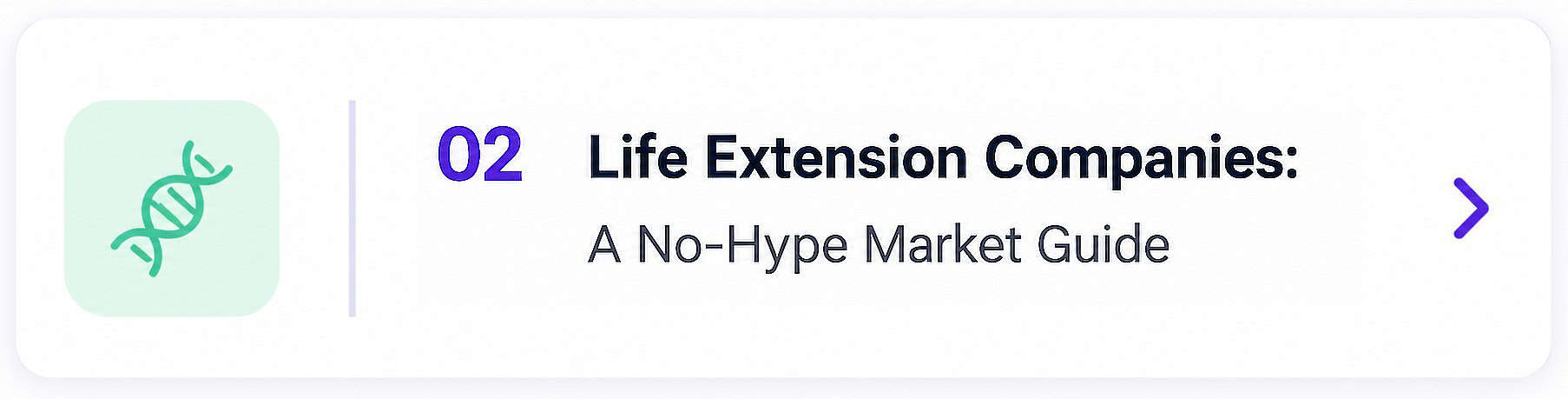 Life Extension Business Model 