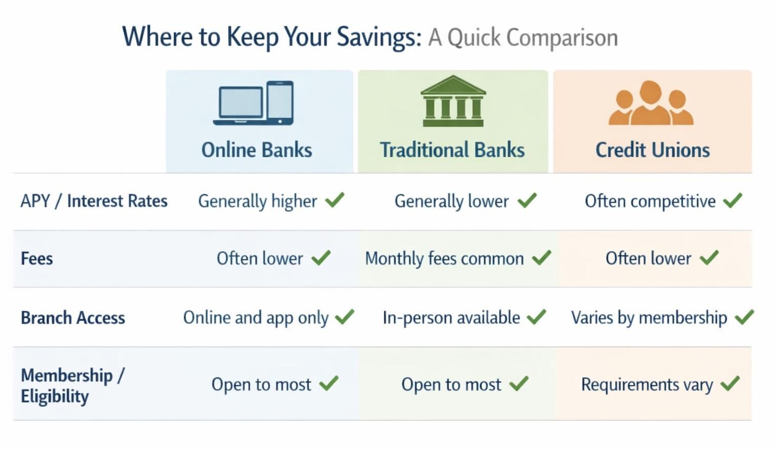How to Compare Savings Accounts Before Opening One