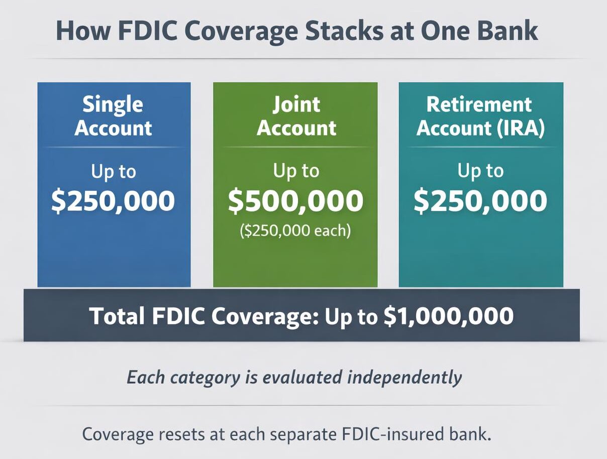 How Does FDIC Insurance Work for Multiple Bank Accounts?